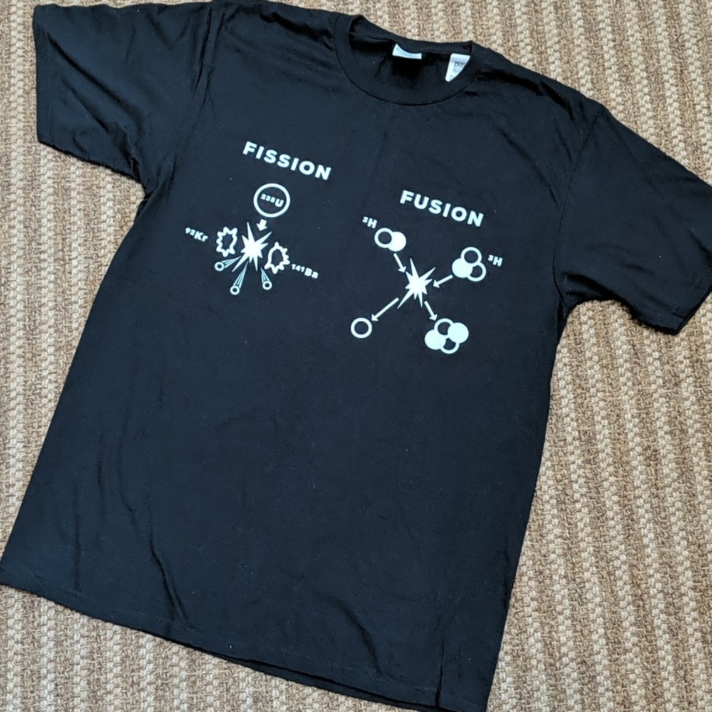 Chemistry New Fission Fusion  Tee Shirt Medium